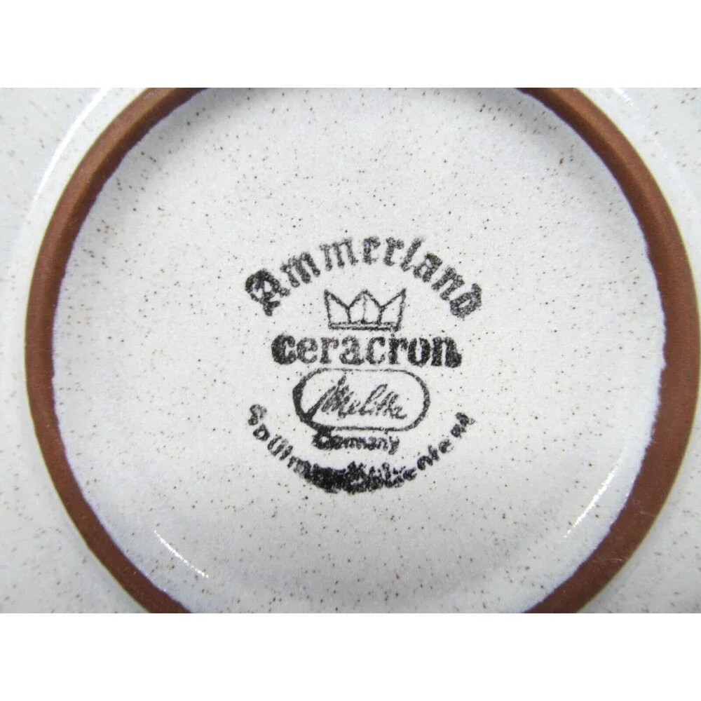 Ammerland Ceracron Melitta Set Of 2 Gray 10 3/8